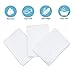 Mia'sDream Microfiber Kitchen Towels, Waffle Weave Dish Towels fo Kitchen, Fast Drying Kithen Hand Towels Tea Towels, 16inch X 24nch, 3Pack, White
