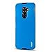 J&D Case Compatible for Idol 4S Case, [Drop Protection] [Slim Cushion] Shock Resistant Protective TPU Slim Case for Alcatel Idol 4S Bumper Case - Blue