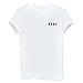 YITAN Women Summer Graphic Funny Tee Leisure T shirt White Small