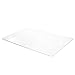 Office Desk Mat Clear - 36 x 20 Inch Plastic Computer Mat for Desk