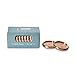 Levenger Aluminum Metal Circa Discs Binder Rings for Discbound Notebooks System, 11 Pack, Rose Gold 1-Inch