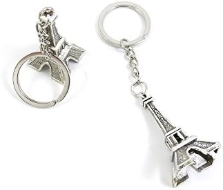 1 Pieces Keyring Key Ring P4IH4 Eiffel Tower Keychain Automotive Car Door Key Tags Findings Charms Chains