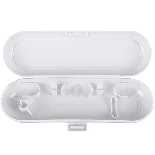 2 Pack Travel Electric Toothbrush Case, Oral-B Phillips Electric Toothbrush Holder Cover, Anti Bacterial Portable Hard Plastic Toothbrush Store Box Bag Fits Oral-B Pro 1000, Pro 2000, Pro 3000 - Thumbnail 4
