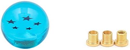 WENJTP Dragon Ball Z Star 54mm Gear Stick Shift Knob Head fits Most Universal Car Manual Automatic Vehicle(Blue 5 Star): Home Improvement