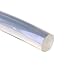 High-Performance Urethane Round Belting, 1/4 inch Diameter, 10 ft Length, Clear
