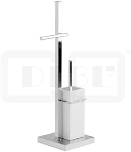 Accesorios DIBL cuadrados latón-escobillero + portarrollos de ...