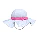 Vimeet Kid Baby Summer Hat Baby Sun Hat Toddler Beach Hat Baby Bucket Hat White-Pink