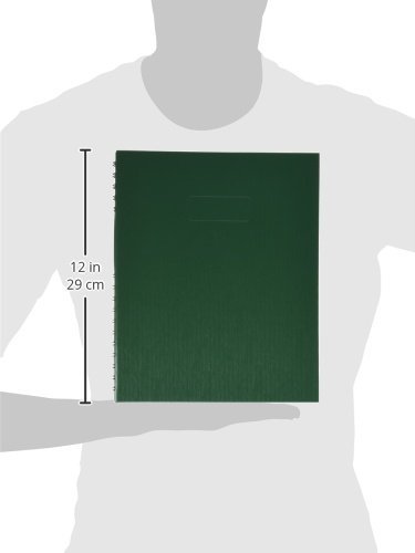 BLUELINE EcoLogix 100% Recycled NotePro Notebook, Green, 11 x 8.5", 200 Pages (A10200E.GRN)