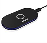 QI Wireless Charger Pad, YCCTEAM 3 Coils QI Wireless Charging Pad Station With LED Indicator Light for Samsung galaxy s7 S6,Note 5,Nexus 7 and All Qi-enabled Devices-Pad