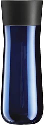 Impulse - Tazza termica da 350 ml, con chiusura automatica, apertura a 360°, mantiene le bevande calde per 8 ore e fredde per 12 ore, blu