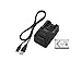 Sony ACCTRBX Battery Charger, Battery and USB Cable (Black)