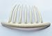 FRENCH TWIST HAIR COMB COLER WHITE 7 TOOTH IT DELUXE 1 PCS.