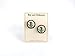 Thistle glass cabochon stud Earrings