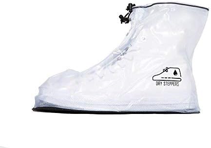 Dry Steppers Waterproof Shoe Cover Sneaker Boot Dirt Rain Reusable Non Slip Sole