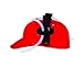 Fun Guzzler Party Hat - Beer and Soda Helmet, Gags Cap Red