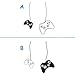 FlyWallD Game Wall Decal Boys Gamer Room Gaming Decals Bedroom Decor Video Game Xbox Controller Vinyl Art Stickers