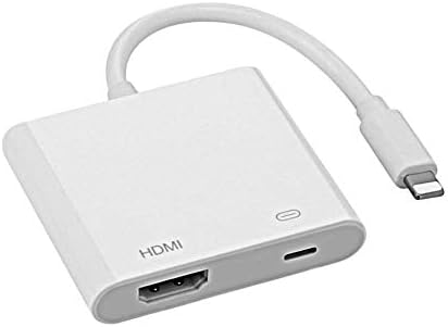Lightning Digital AV HDMI Adapter, 1080P HDMI Converter for iPhone HDMI for iphone to TV and projector,Plug and Play