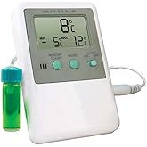 Digi-Sense Calibrated Fridge/Freezer Digital Thermometer, 5 ml Bottle Probe