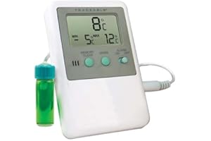 Traceable Fridge/Freezer Digital Thermometer with Calibration; 5 mL Bottle Probe