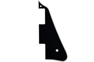 SAMHEROME Classic Style Les Paul Pickguard Electric guitar pickguard for LP Style Guitar with Mounting Screws (Black-3ply)