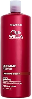 ULTIMATE REPAIR Champú Profesional Ligero y Cremoso para Cabello Dañado, 1L