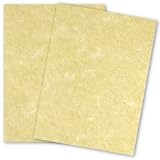 Astroparche Card Stock - Ancient Gold Parchment 65lb Cover Stock - Size 8.5 X 11 - 50 Per Pack.