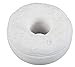 Creative Hobbies Donut Box with Sprinkles, Case of 6, 4.25 Inch Round, Unfinished Ceramic Bisque, with How to Paint Your Own Pottery Booklet