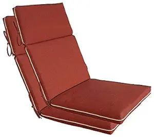 BOSSIMA Indoor Outdoor High Back Chair Cushions Replacement Patio Chair Seat Cushions Set of 2 Brick Red