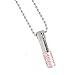 Stainless Steel Diffuser Necklace, HOTOR Aromatherapy Therapy Fragance Essential Oil Container Pendant With Ball Chain Necklace for Efficient All-day Aroma with Gift Box