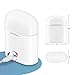 Wireless Bluetooth Earbuds, White Headphones with Built-in mic Noise-canceling Stereo Headset with Carrying Charging case for iOS/Samsung/Androidthumb 2