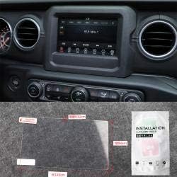 Nkcar Car Navigation Screen Protector 14.8×8.6×0.02cm for Jeep Wrangler JL 2018