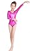 speerise Kids Girls Long Sleeve Shiny Metallic Spandex Gymnastics Dance Leotard