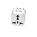 BESTEK Italyl Travel Plug Adapter, Grounded Universal Type L Plug Adapter Italy to US Adapter - Ultra Compact for Italy, Chile, Maldives, Uruguay and More, 3 Pack