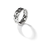 John Hardy Men's Classic Chain Silver Band Ring