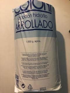 Cotoni, Algodon Hidrofilo Arrollado 3 unidades de 1 kg cada uno: Amazon.es: Belleza