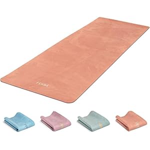 FLXBL Reis Yogamat en Luxe Toplaag – Dun, Licht, Opvouwbaar en Wasbaar