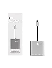 iClever   Entrega de potencia USB C Hub Multipuerto (3 Port USB 3.0 y puerto de carga USB Type C) para nuevo MacBook 12, Chromebook Pixel, Nokia N1, Nexus 6 6P y otros dispositivos USB Type C