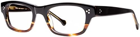eyeOs Model 'Clark' (TRF) Truffle High Definition, Hypoallergenic, Anti Glare Reading Glasses, Men's, Women's, Unisex Readers Retro Rectangular +2.50 Magnification