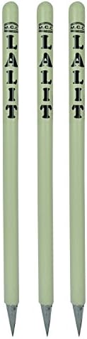 Lalit White Wooden Cricket Stumps Set of 3 - 31 Inches Long