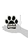 Imagine This Paw Car Magnet, I Love My Grandcats, 5-1/2-Inch by 5-1/2-Inch
