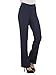 Red Hanger Bootcut Dress Pants for Women -Stretch Comfy Work Pull on Womens Pant Navy-L