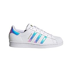 adidas Women's Superstar Legacy Sneaker, White/Gold