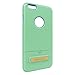 Seidio SURFACE with Metal Kickstand Case & Holster Combo for iPhone 6 Plus/6s Plus - Non-Retail Packaging - Mint/Blue