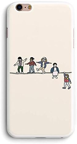 Harmonious Things a Few Strangers Walking on the Rope for iPhone 6/6s White Case
