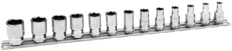 1/4 Socket Set mm ON Rails