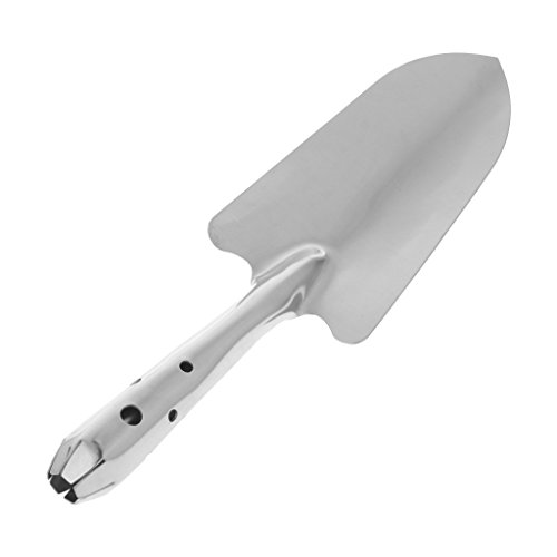 Onpiece Stainless Steel Trowel Shovel Digging Transplanter Garden Tool, 11 Inch