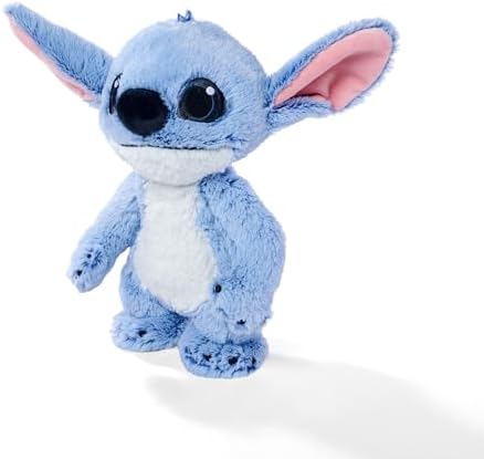 Disney Live Action Stitch 25 cm, peluche morbido e realistico, per bambini sin dai primi mesi di vita