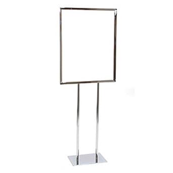 Amazon Com Floor Standing Sign Holder 22x28 Inches In Chrome