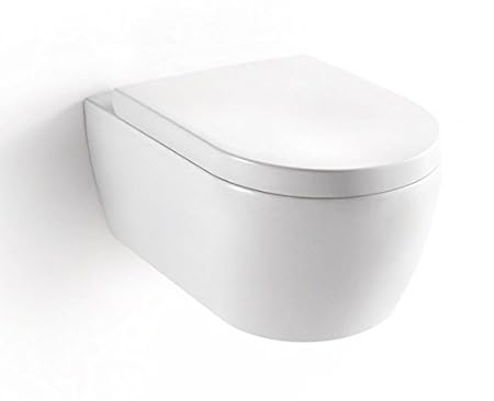 BERNSTEIN Design Wand-Hänge WC Toilette Nano inkl. Softclose Deckel NT2019