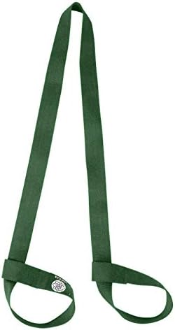 Yamkas Sangle Yoga Tapis De Transport Yoga Mat Carry Strap Sling Reglable Coton Ceinture Pour Pilates Fitness Gym Sangles Tapis Voyage Vert Amazon Fr Sports Et Loisirs